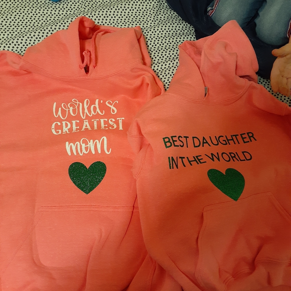 Mom and daughter sweaters